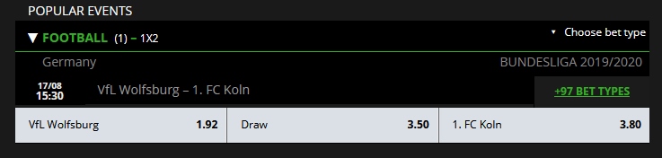 Margin calculation